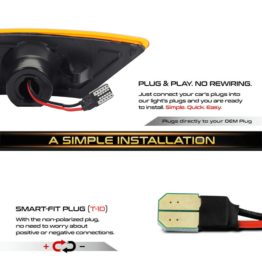2PCS Car LED Front Side Marker – Signal Flare Kit Bewertung und Preis