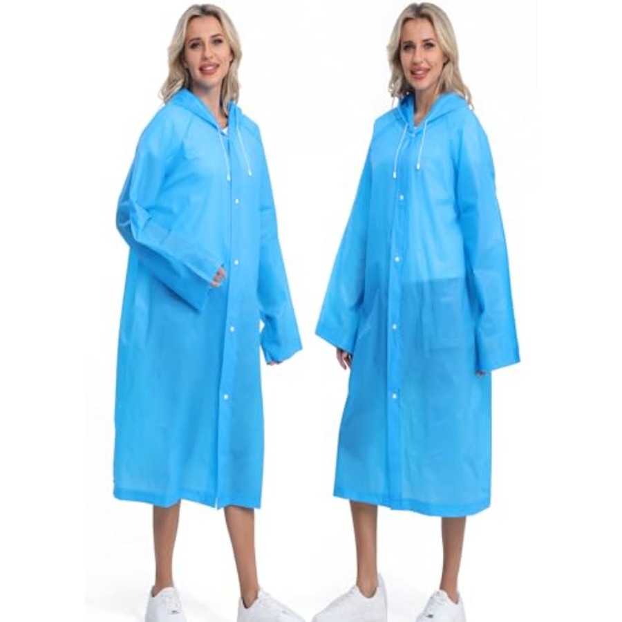 2-Pack Reusable Rain Ponchos f – Emergency Poncho Rain Bewertung und Preis