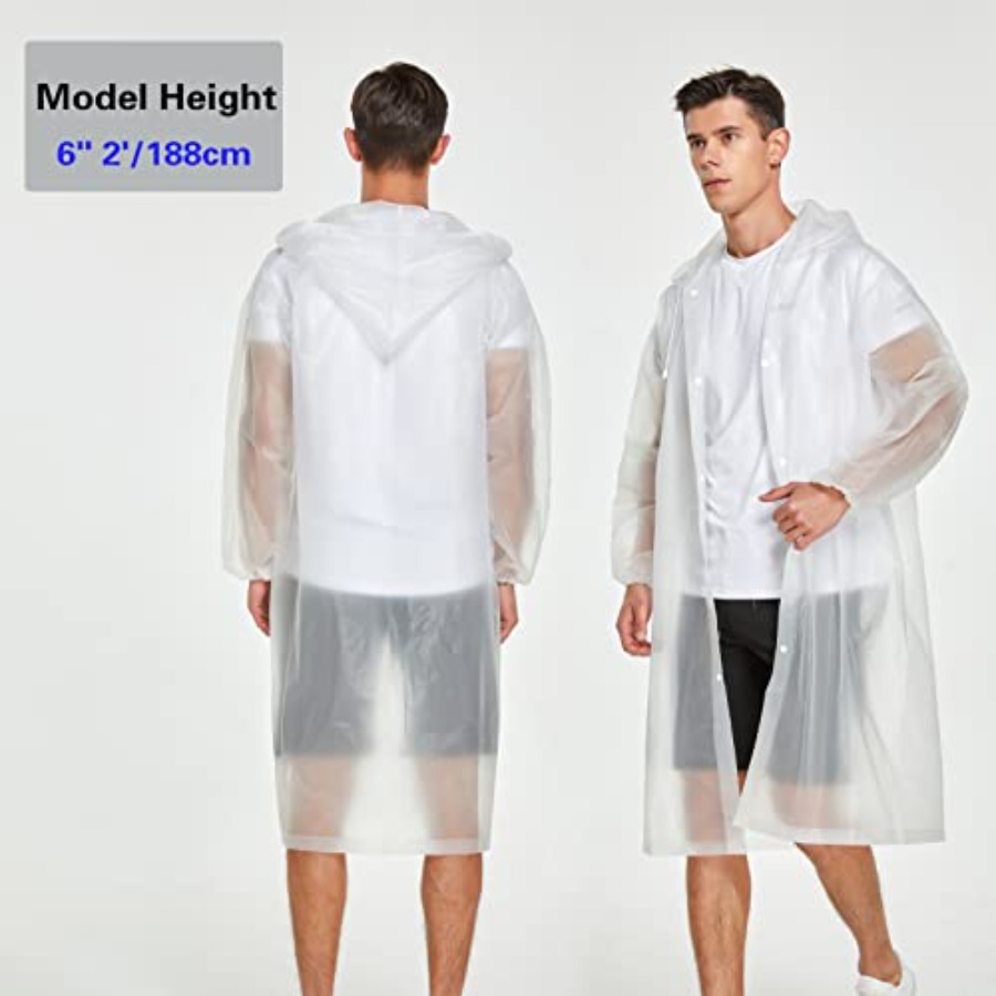 2 Pack Waterproof Rain Ponchos – Emergency Poncho Rain Bewertung und Preis