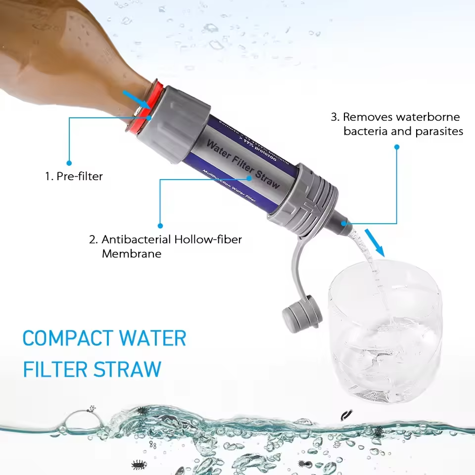 Outdoor Water Filter Straw Cam – Water Purification Straw Bewertung und Preis