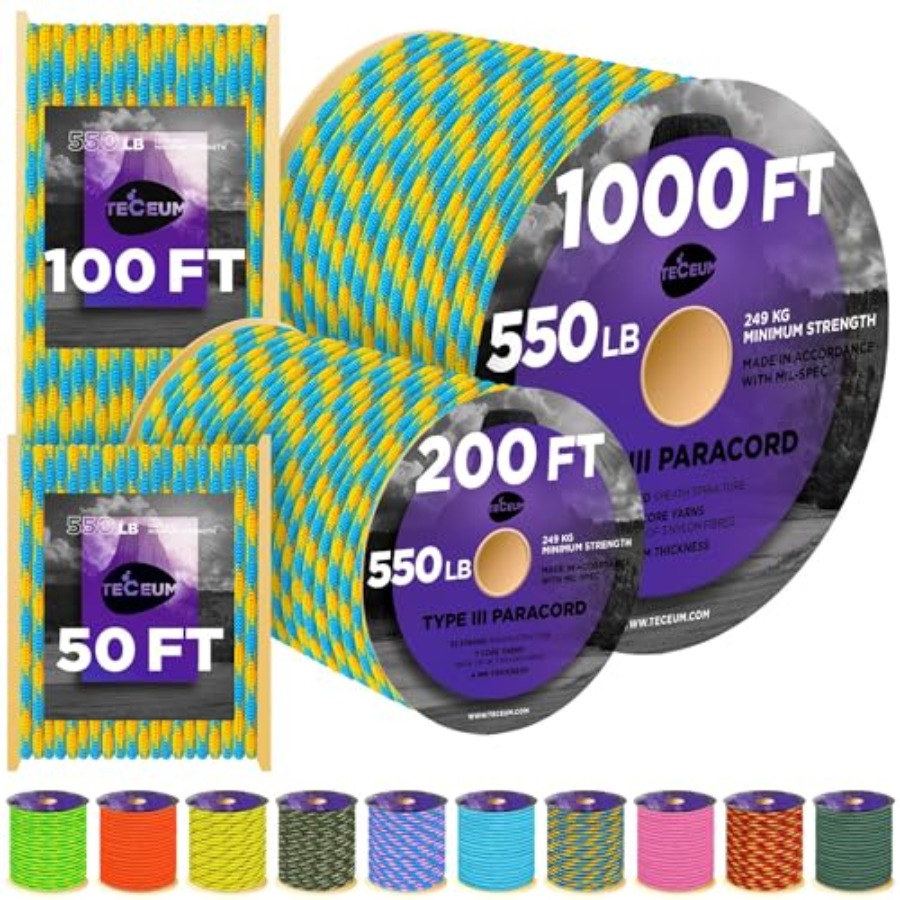 Reflective Paracord Rope 1000  – Para Cord 1000Ft Bewertung und Preis