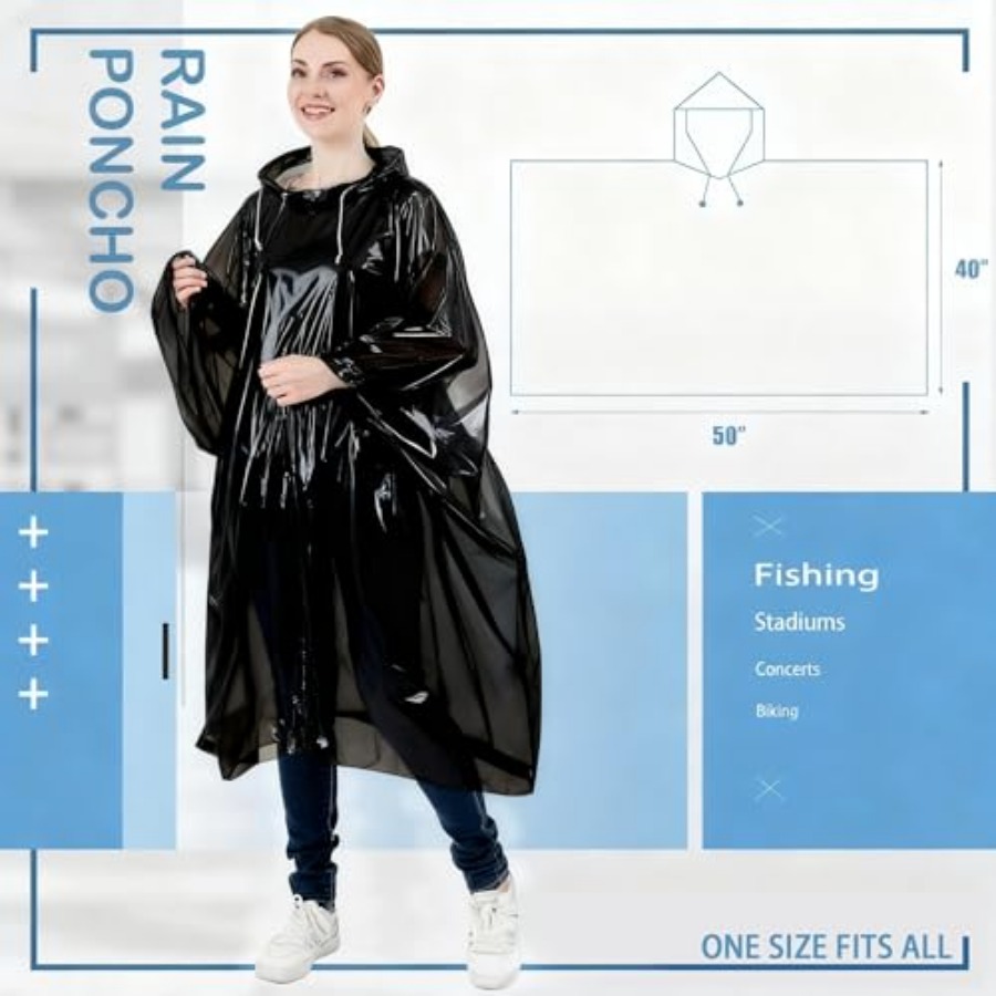 Disposable Rain Ponchos for /A – Emergency Poncho Rain Bewertung und Preis