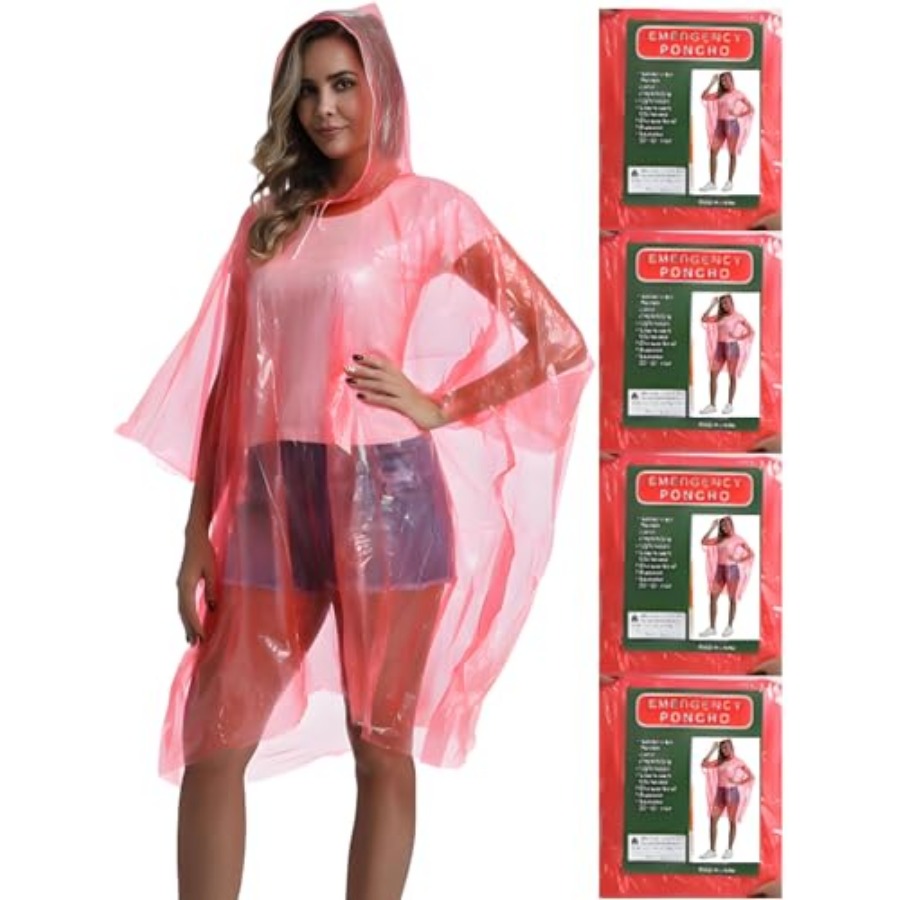 4/6/12 Pack Disposable Rain Po – Emergency Poncho Rain Bewertung und Preis