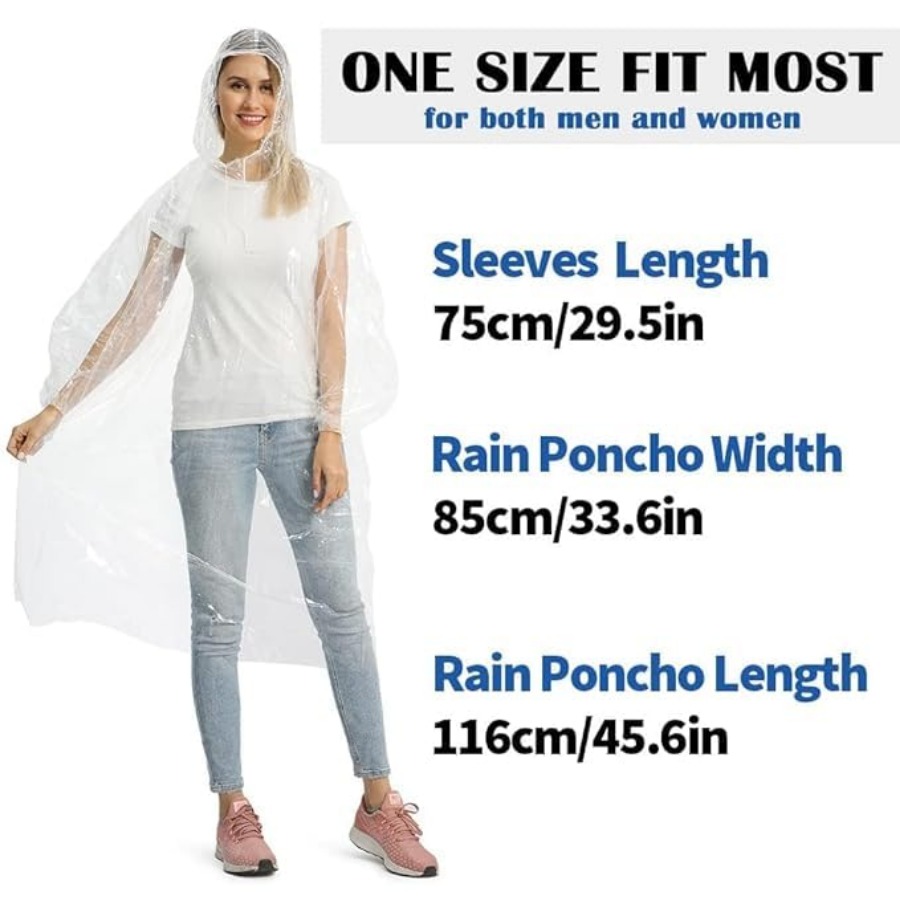 5/10/20 Pack Rain Ponchos, Dis – Emergency Poncho Rain Bewertung und Preis