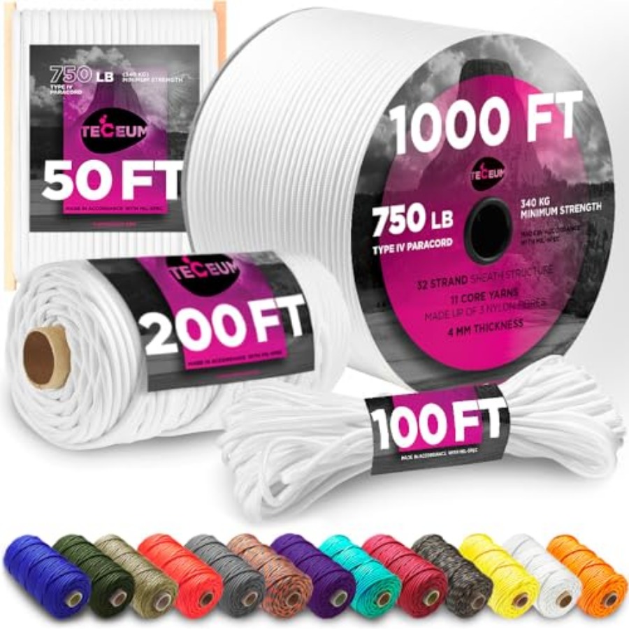 Reflective Paracord Rope 1000  – Para Cord 1000Ft Bewertung und Preis