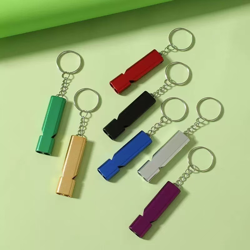 1/2Pcs Random Color Single/Dou – Emergency Whistle Loud Bewertung und Preis