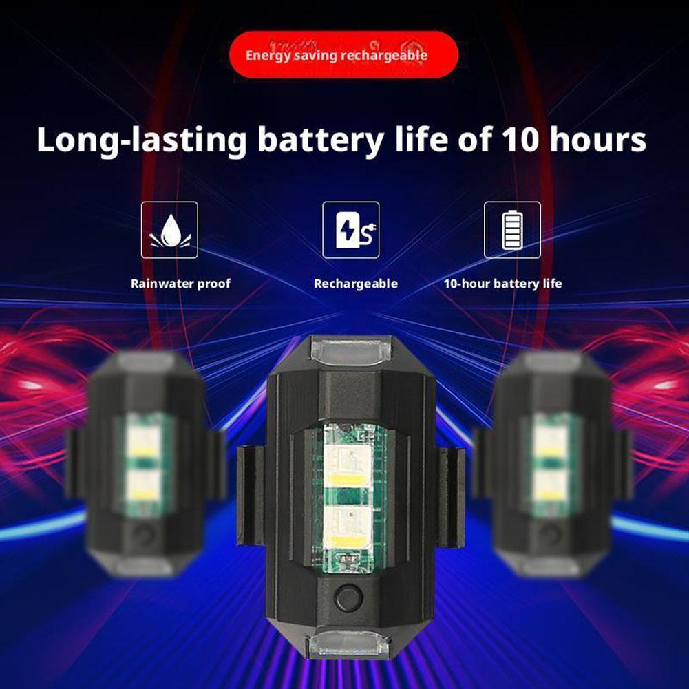 2PCS Mini LED Strobe Lights De – Sos Light Strobe Bewertung und Preis