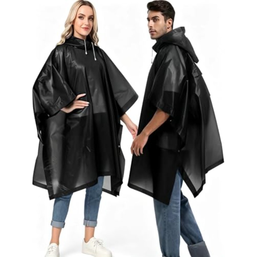 2-Pack Reusable Rain Ponchos f – Emergency Poncho Rain Bewertung und Preis