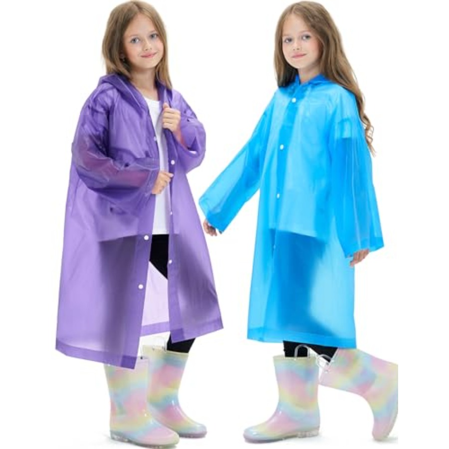 2 Pack Reusable Waterproof Rai – Emergency Poncho Rain Bewertung und Preis