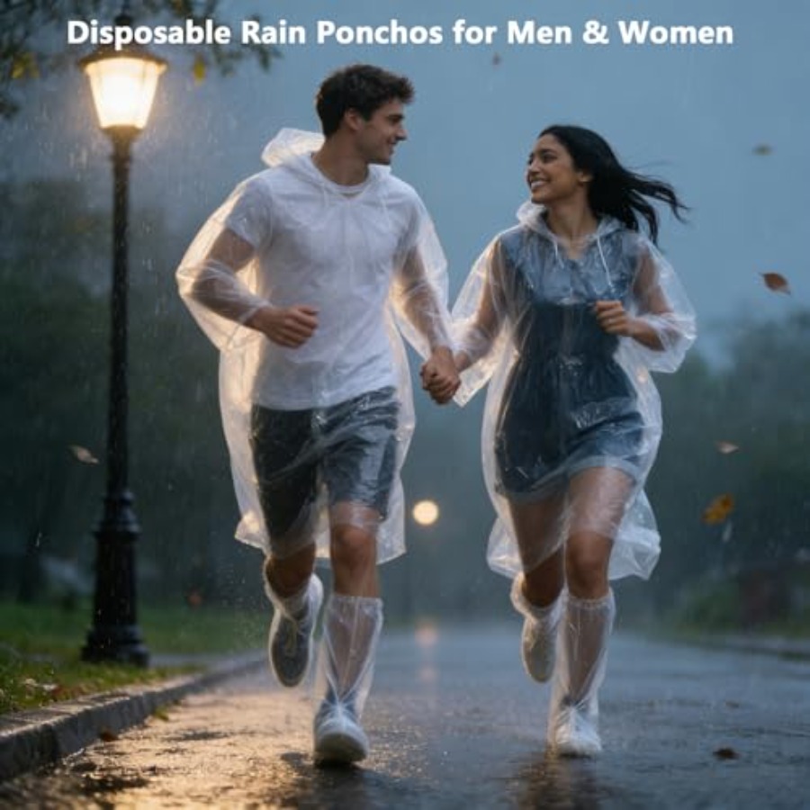 Disposable Rain Ponchos for Ad – Emergency Poncho Rain Bewertung und Preis