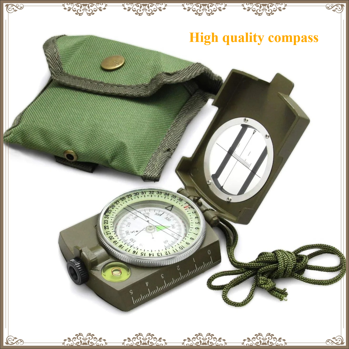 Waterproof Shockproof Tactical – Compass Lensatic Bewertung und Preis