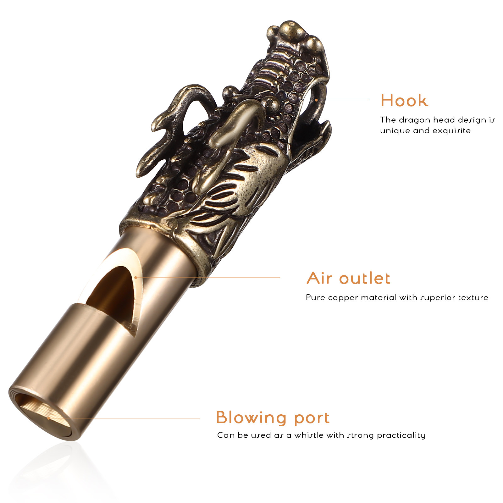 3Pcs Chinese Dragon Whistles B – Emergency Whistle Loud Bewertung und Preis