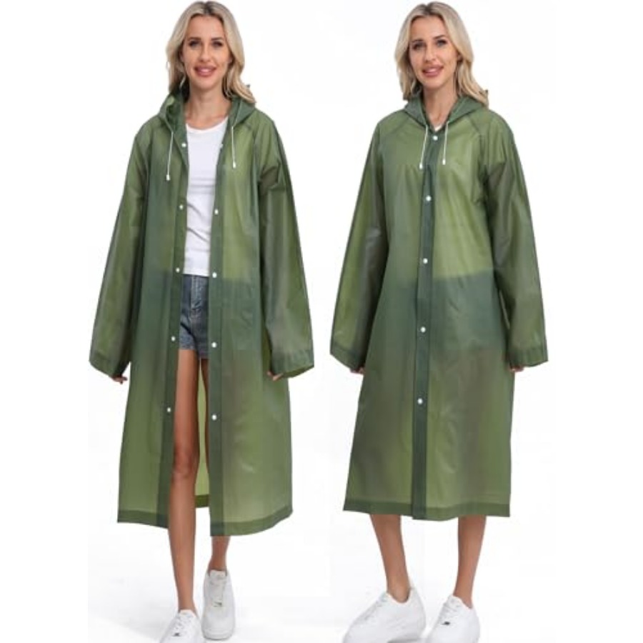 2-Pack Reusable Rain Ponchos f – Emergency Poncho Rain Bewertung und Preis